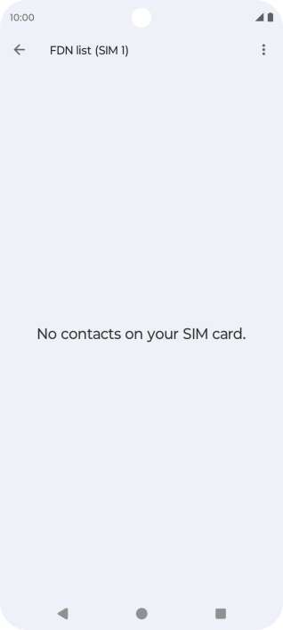 Press the menu icon.