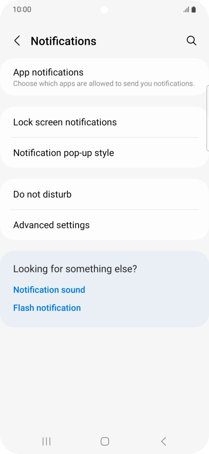 Press App notifications.