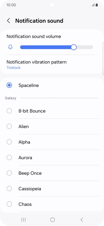 Press the required message tones to hear them.