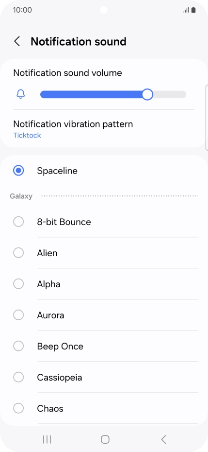 Press the required message tones to hear them.