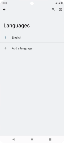 Press Add a language.