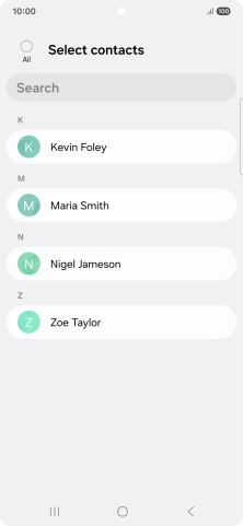 Press the field above 