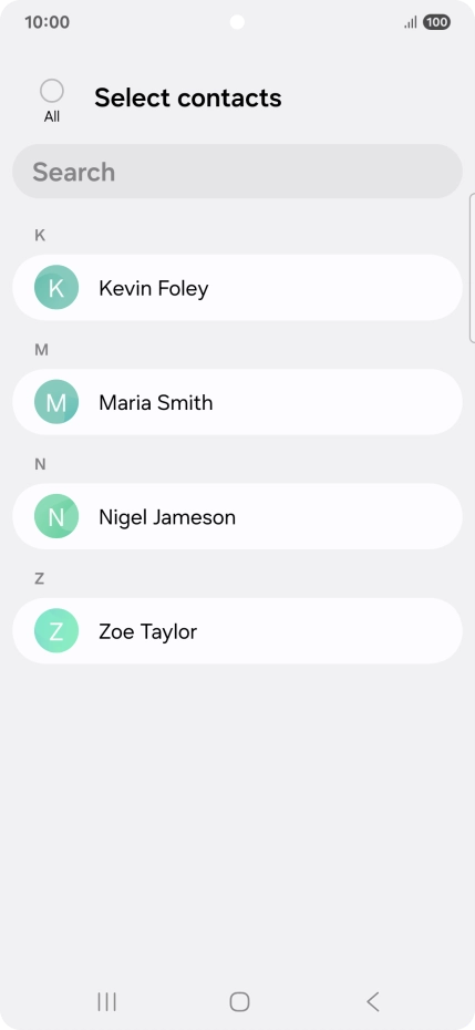 Press the field above 