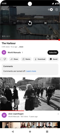 Press the Home key to return to the home screen.