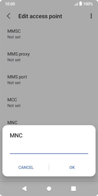 Key in 15 and press OK.