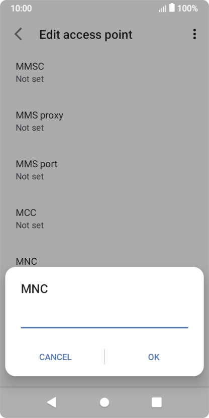 Key in 15 and press OK.