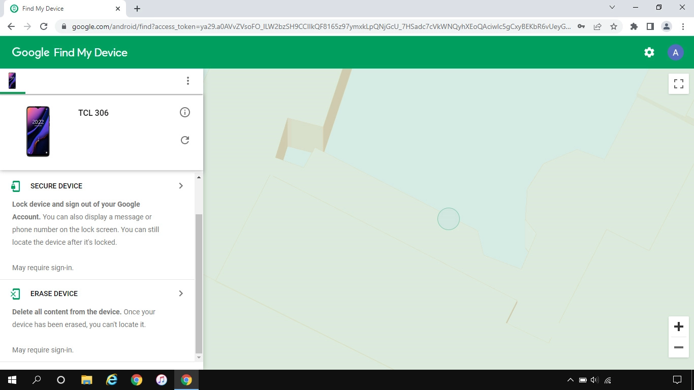 Click ERASE DEVICE and follow the instructions on the screen to delete all phone content. Please note that you will no longer be able to use Find My Device when you've deleted all phone content.