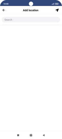Press the search field and key in the required search word. Press the search field and key in the required search word.