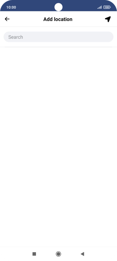 Press the search field and key in the required search word. Press the search field and key in the required search word.