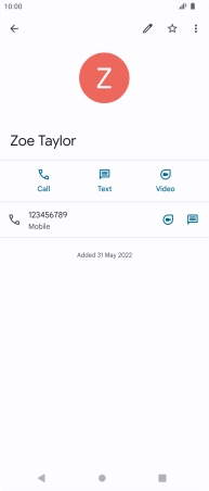 Press the Home key to return to the home screen.
