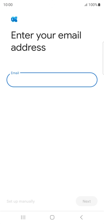 Press the field below 