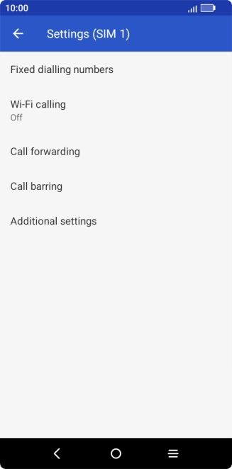 Press Additional settings. Press Additional settings.
