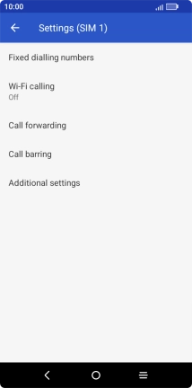 Press Additional settings. Press Additional settings.