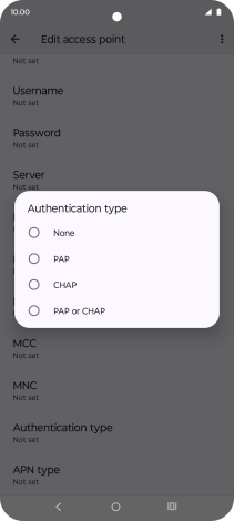 Press None. Press None.