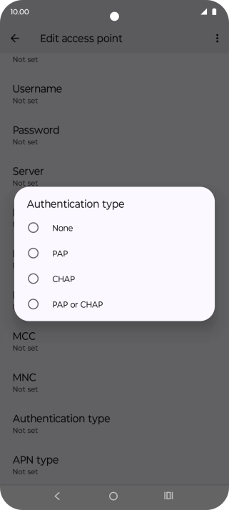 Press None. Press None.