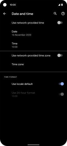 Press the indicator next to Press the indicator next to