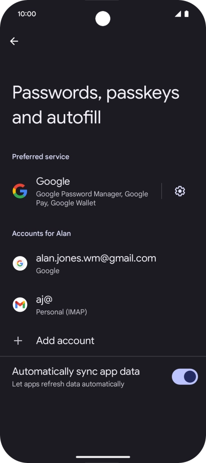 Press the indicator next to Press the indicator next to