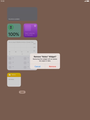 Press Remove. Press Remove.