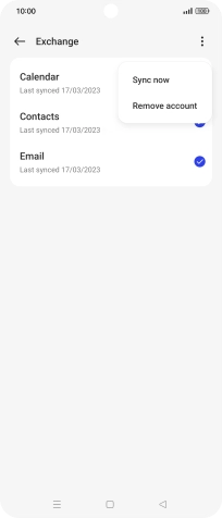 Press Remove account.