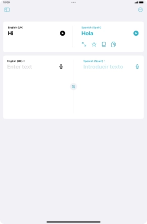 Press the screen size icon.