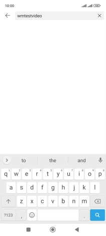 Key in the required search word and press the search icon.