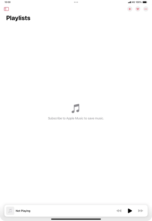 Slide your finger right starting from the left side of the screen.