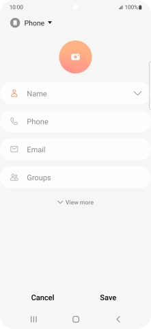 Press the address book drop down list. Press the address book drop down list.