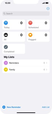 Slide your finger upwards starting from the bottom of the screen to return to the home screen.