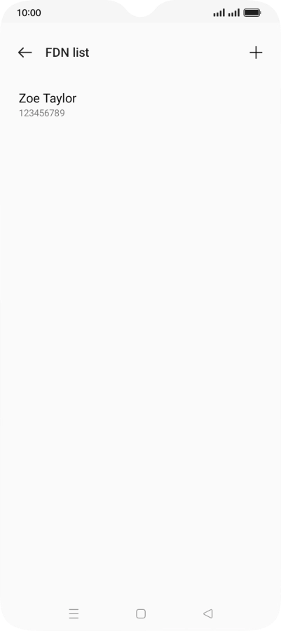Press the Home key to return to the home screen.