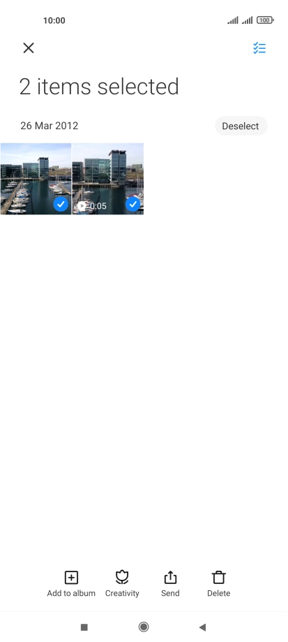 Press Send. Press Send.