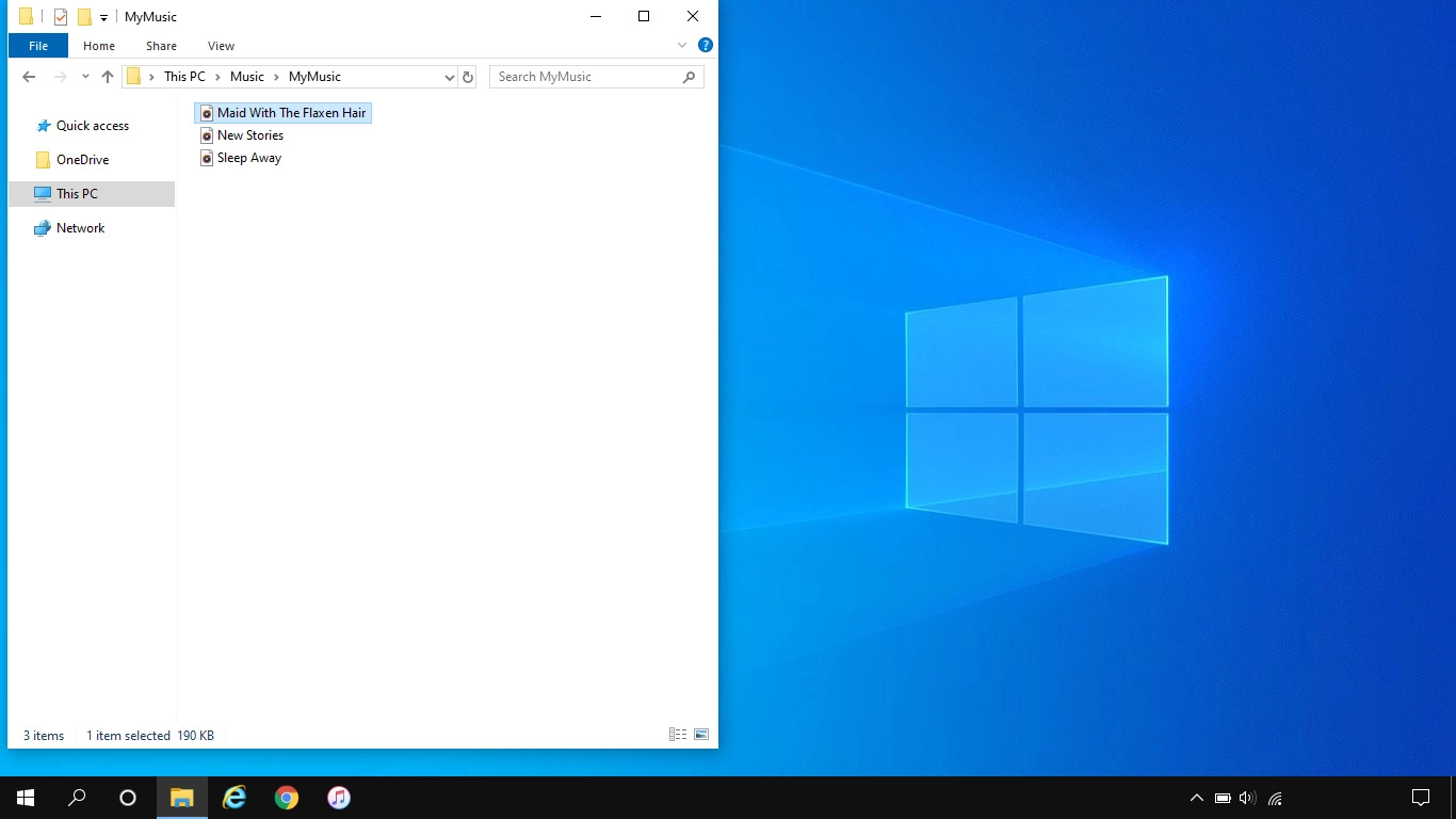 Press the required file and move or copy it to the required location.