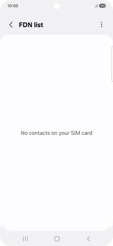 Press the menu icon.