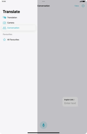 Press anywhere on the screen.