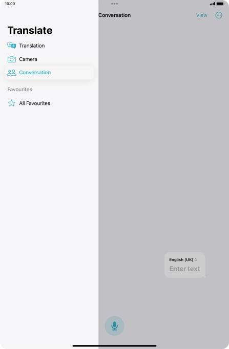 Press anywhere on the screen.