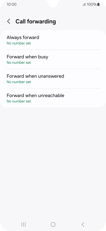 Press the Home key to return to the home screen.