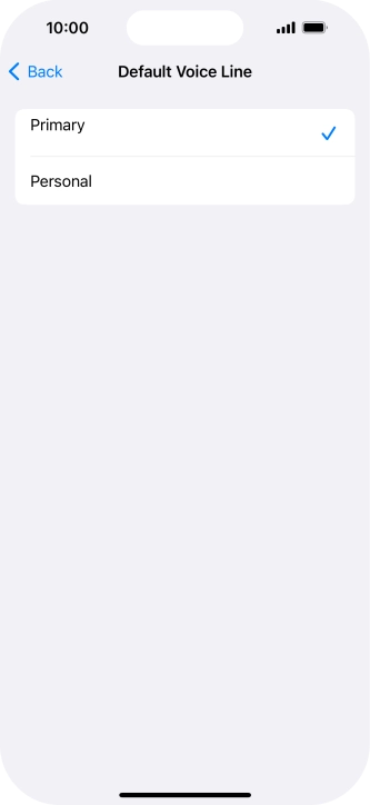 Press the required price plan. Press the required price plan.