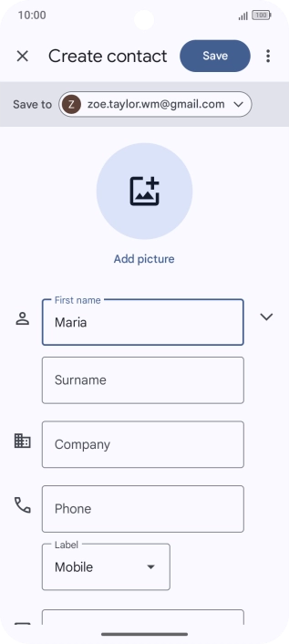 Press Surname and key in the required last name.