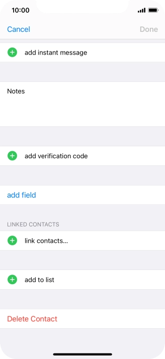 Press link contacts....