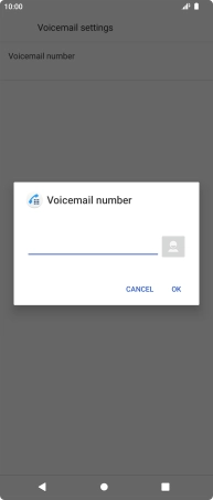 Key in +447836121121 and press OK.