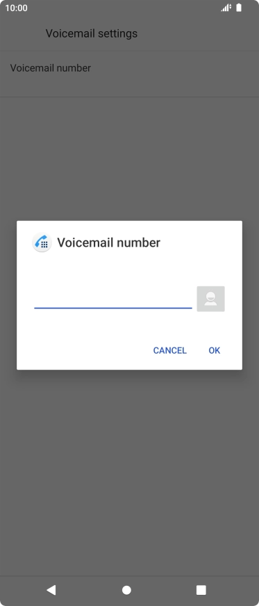 Key in +447836121121 and press OK.