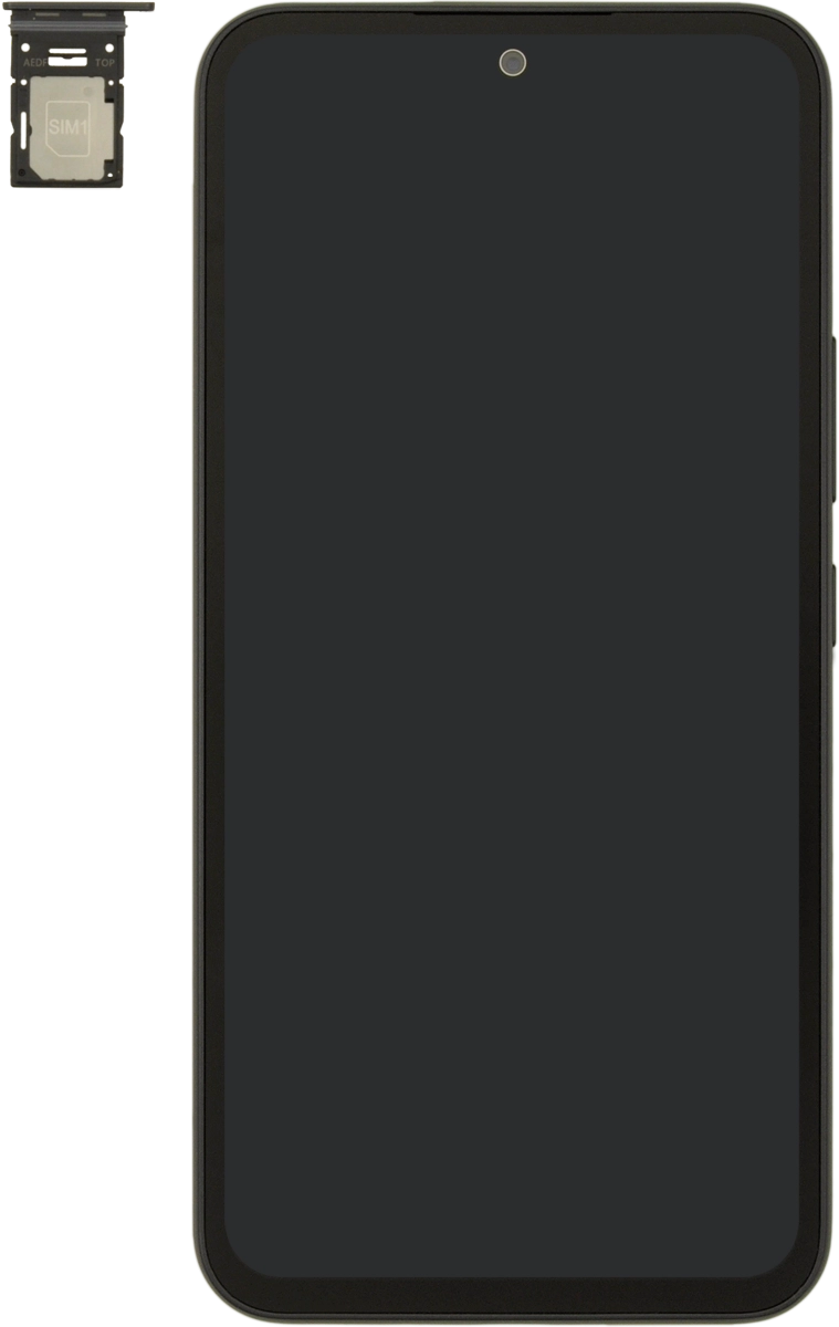 Turn your SIM as illustrated in the first SIM holder and place it in the SIM holder.