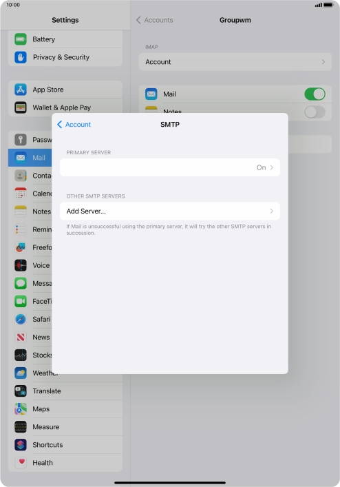 Press the field below Press the field below