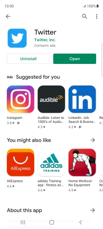 Press the Home key to return to the home screen. Press the Home key to return to the home screen.
