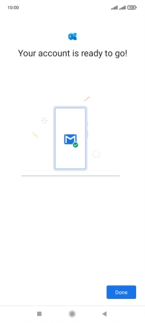 If this screen is displayed, your email account has been recognised and is being set up automatically. Follow the instructions on the screen to key in more information and finish setting up your phone. If this screen is displayed, your email account has been recognised and is being set up automatically. Follow the instructions on the screen to key in more information and finish setting up your phone.