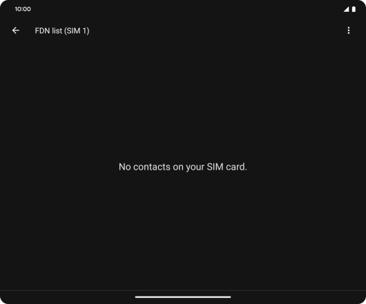 Press the menu icon.