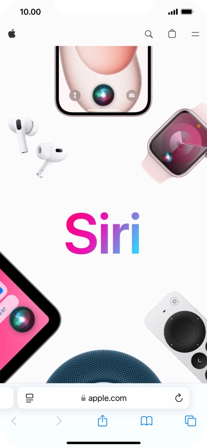 Slide your finger upwards starting from the bottom of the screen to return to the home screen.