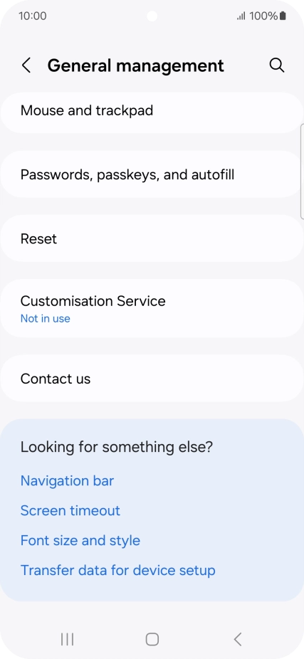 Press Reset. Press Reset.