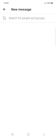 Press the search field.