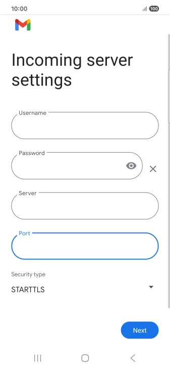 Press the drop down list below 