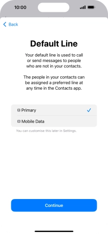 Press Continue. Press Continue.